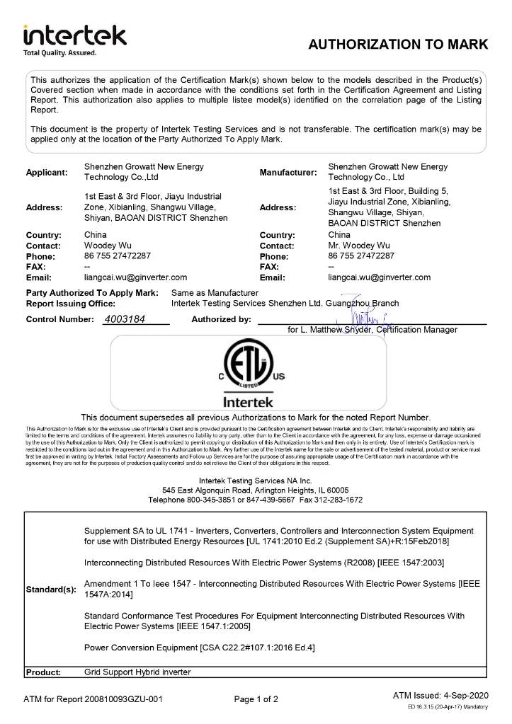 Certificado UL1741 SPH_page-0001.webp