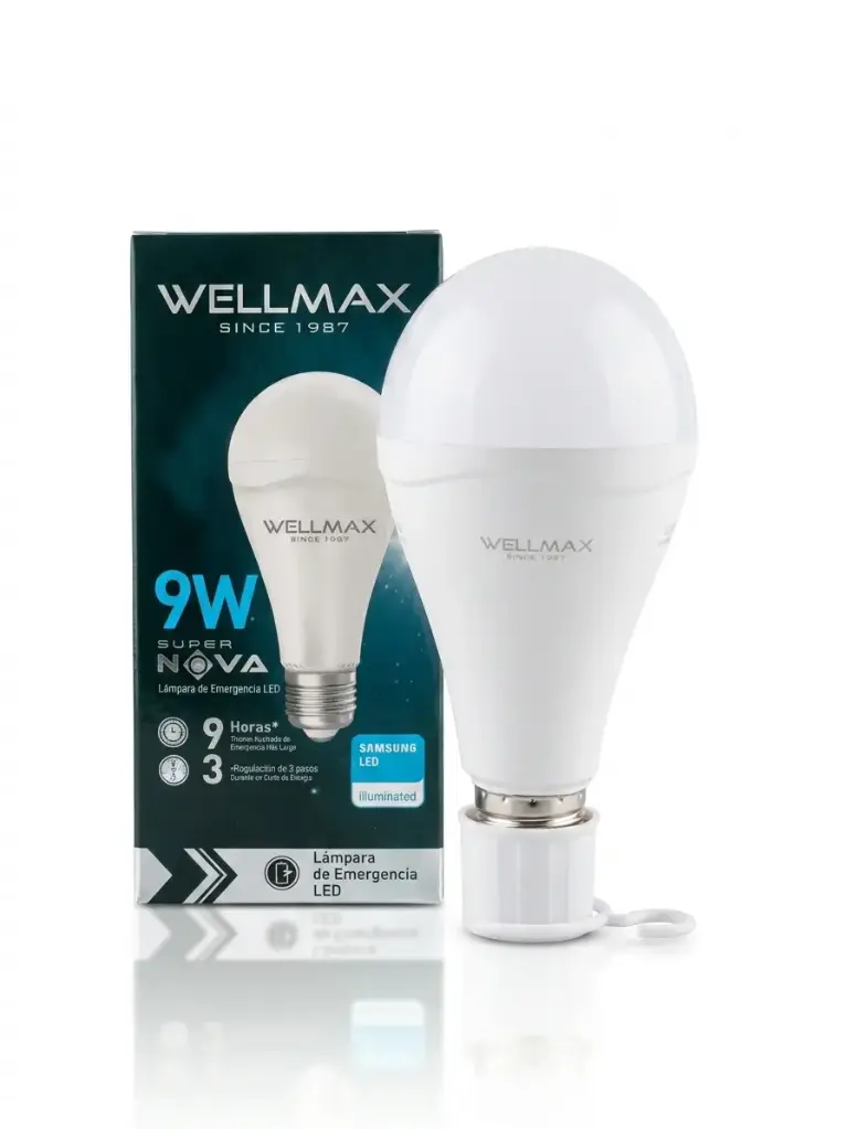 Foco de emergencia LED SAMSUNG 9W 6500K 100-240V
