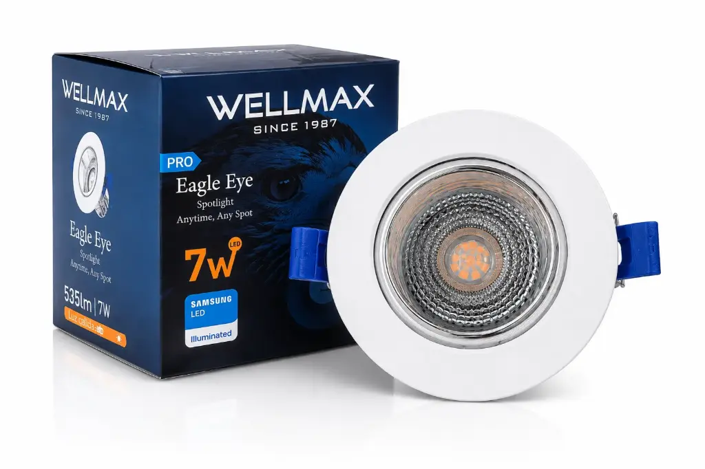 Spot Eagle eye blanco 7W 3000K 100-240V