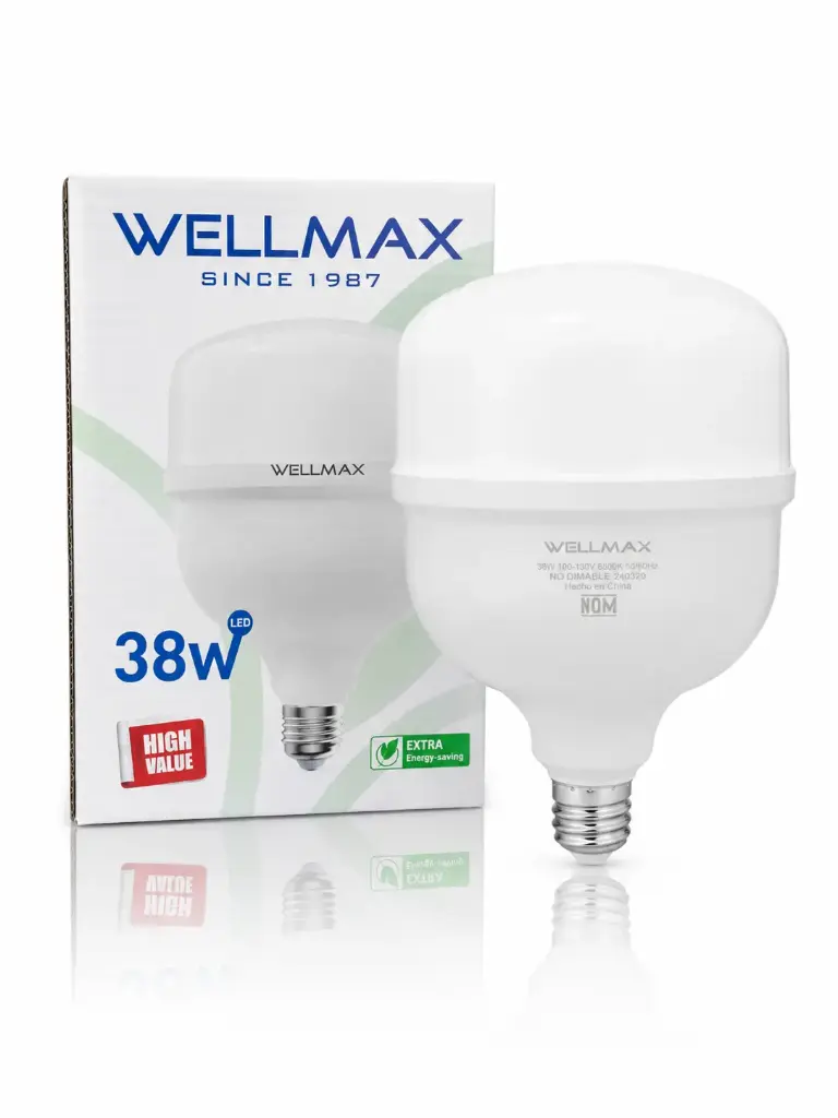 Foco LED Alta Potencia T 38W 6500K 100-240V