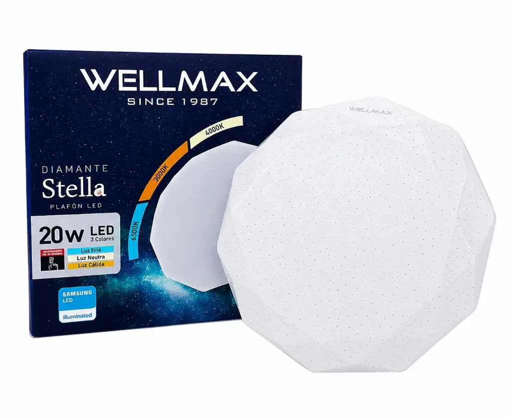 Lampara LED de techo STELLA 20W 3CCT 100-240V