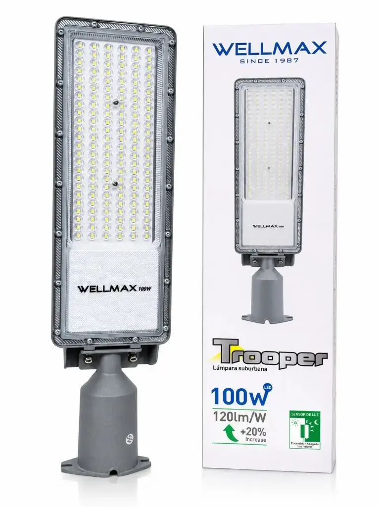 Lampara LED suburbana Trooper 100W 6500K 100-265V 