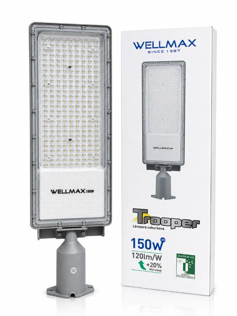Lampara LED suburbana Trooper 150W 6500K 100-265V  