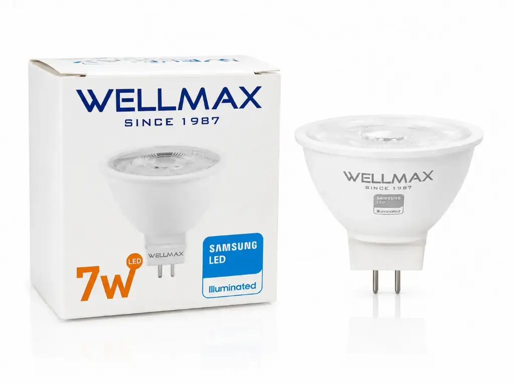 Foco LED MR16 7W 3000K 100-240V