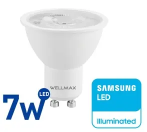 Foco LED GU10 7W 6500K 100-240V