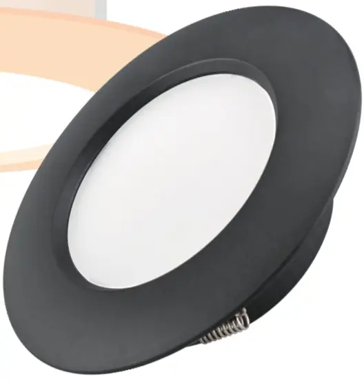Downlight LED COOLTECH negro 7W 3000K  100-240V