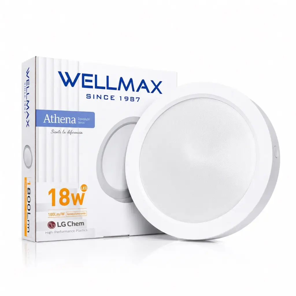 Downlight LED Athenas Superficial 18W 3000K 100-240V