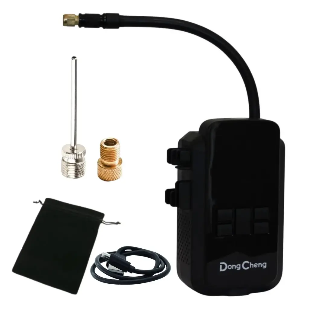 Kit Inflador inalámbrico 150 psi 8V Dong Cheng // DCQE02-150ED