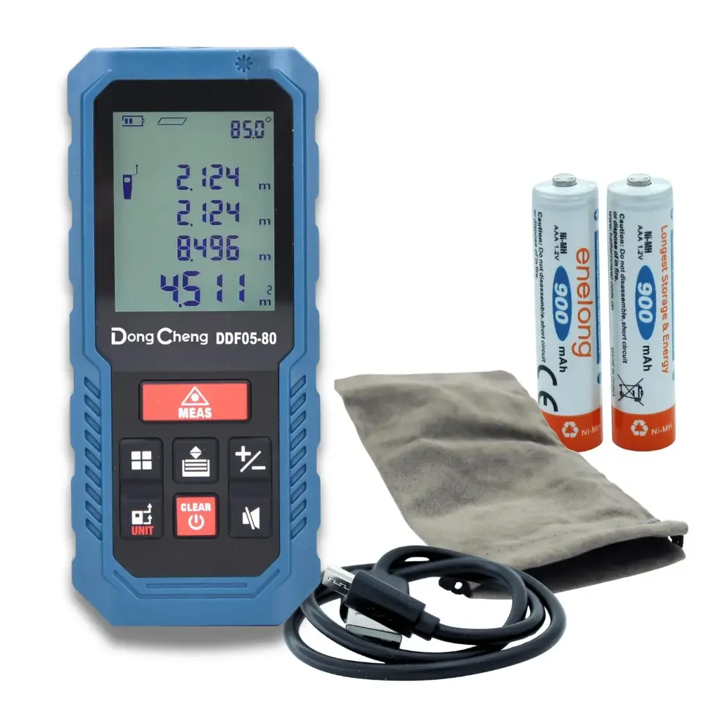Distanciómetro Láser 1.2V Dong Cheng // DDF05-80