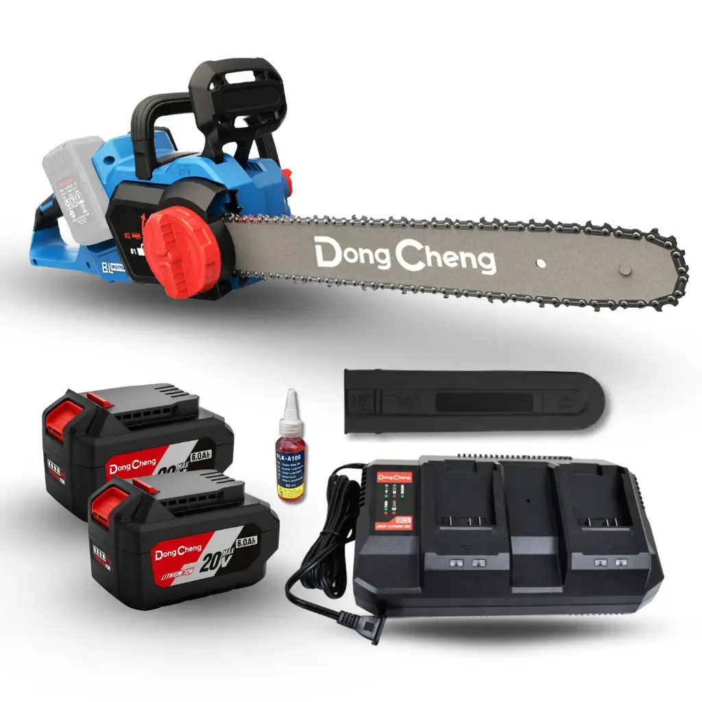 Kit Motosierra Inalámbirca 1600W 20V+20V Dong Cheng // DCCS40161H2S