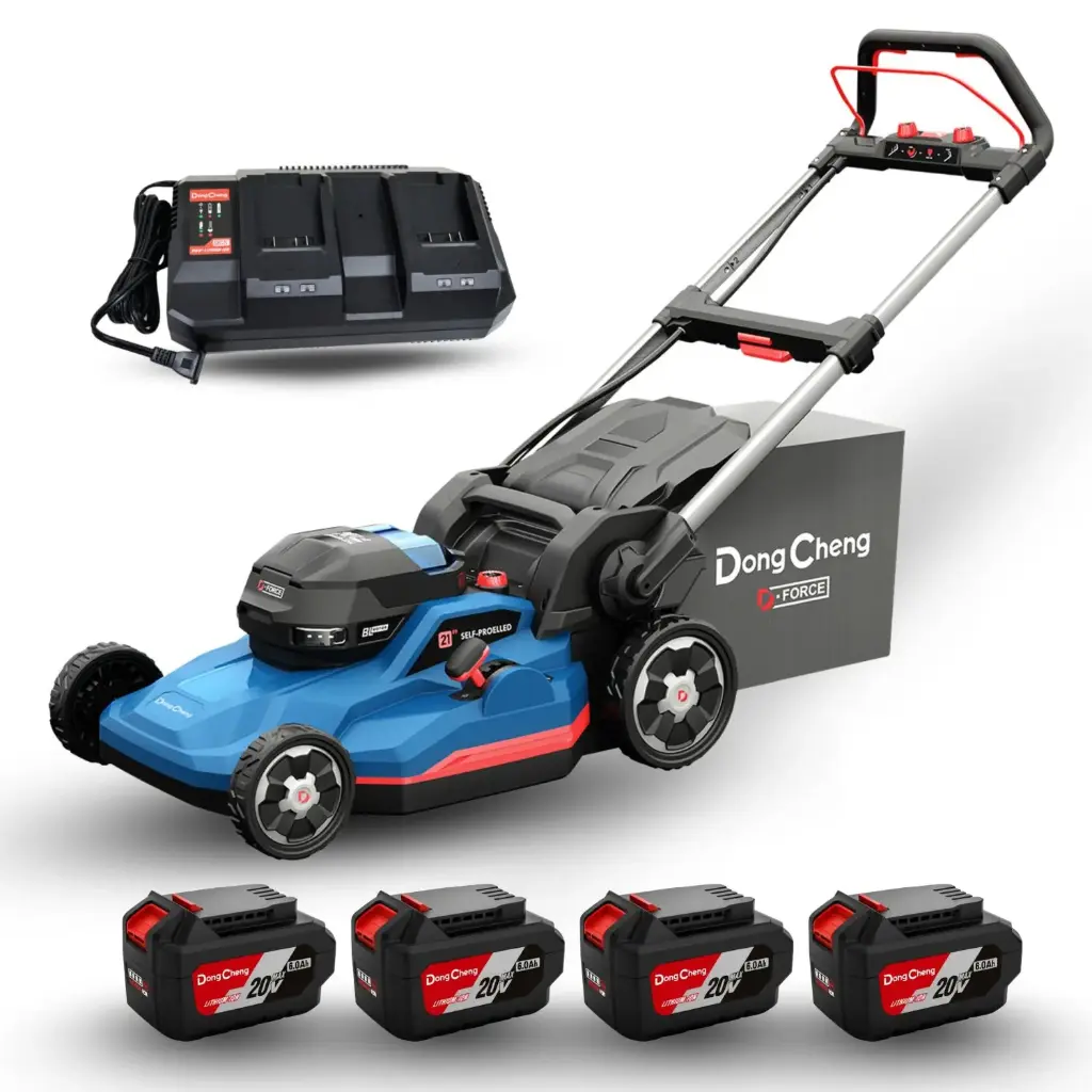 Kit Cortacésped Inalámbrica 1600W 20V+20V Dong Cheng // DCLM40211H4S