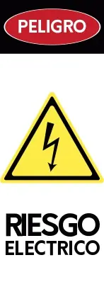 ETIQUETA RIESGO ELÉCTRICO