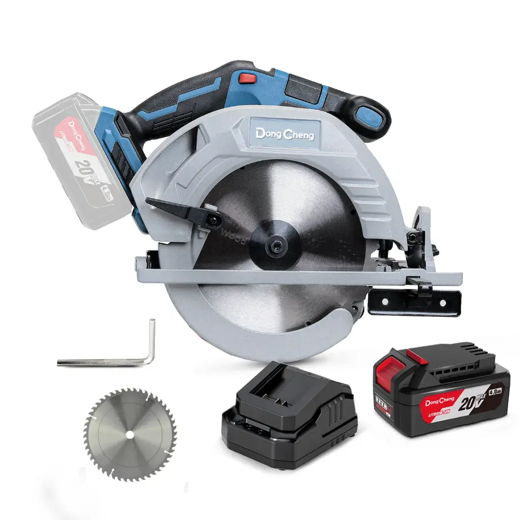 Kit Sierra Circular Inalámbrica 20V Dong Cheng // DCMY02-185DM