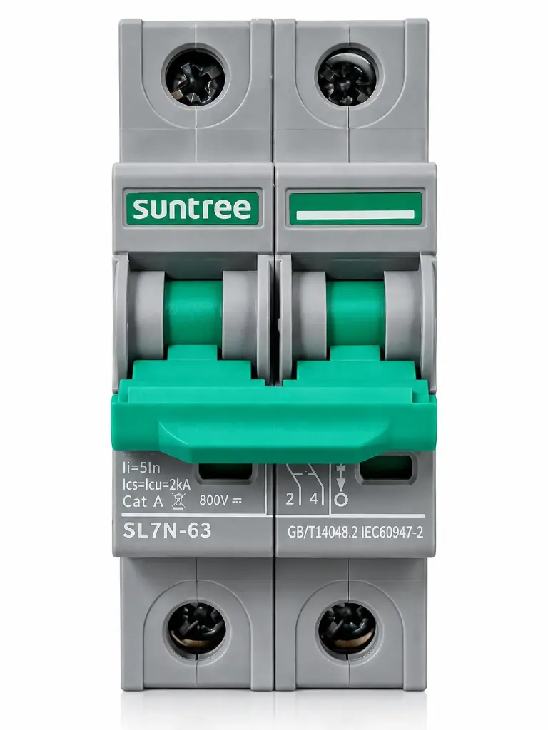 INTERRUPTOR TERMOMAGNETICO 2P 20A 800VDC