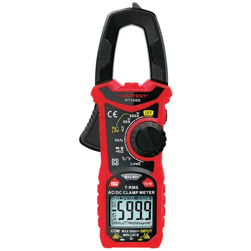 [1013] MULTIMETRO CON AMPERIMETRO DE GANCHO HABOTEST // HT208A