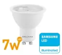 Foco LED GU10 7W 3000K 100-240V