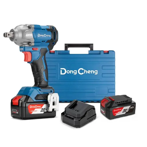 [2057] Kit Llave de Impacto Inalámbrica (1/2") 350/488 N.m 20V Dong Cheng // DCPB488EM