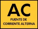 ETIQUETA CORRIENTE ALTERNA