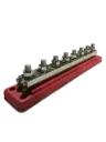 Barra de conexiones - BUSBAR ROJO 600A 8 espacios - Suntree 