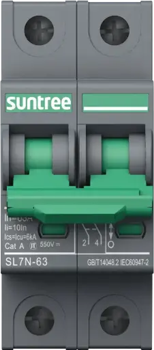 [353] INTERRUPTOR TERMOMAGNETICO 2P 550 VDC 20A